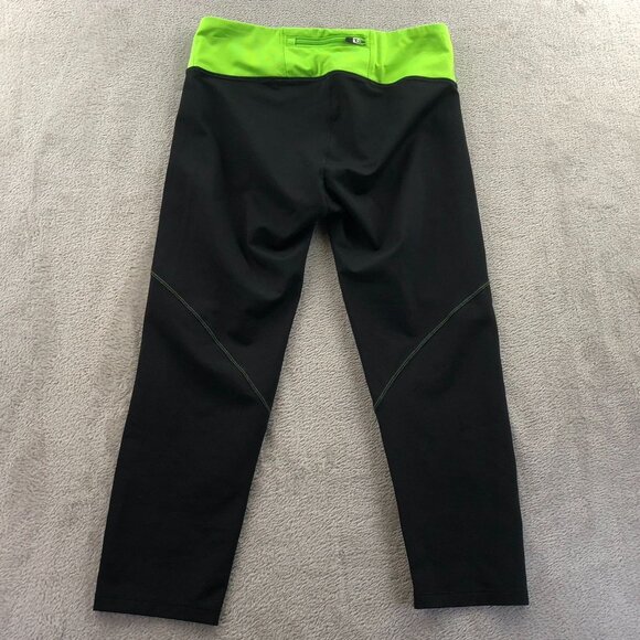 Saucony Womens Leggings Medium Skinny Leg Stretch Pull On Black Athleisure - Picture 15 of 15